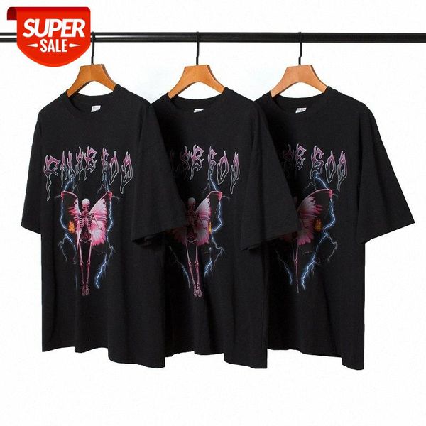 american retro dark funeral butterfly skull print short-sleeved men and women oversize loose cotton t-shirt #e19u, White;black
american retro dark funeral butterfly skull print short-sleeved men and women oversize loose cotton t-shirt #e19u, White;black