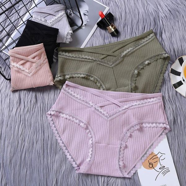 women's panties women cotton lace side underwear solid color soft briefs school young girls daily underpants breathable lingerie, Black;pink
women's panties women cotton lace side underwear solid color soft briefs school young girls daily underpants breathable lingerie, Black;pink