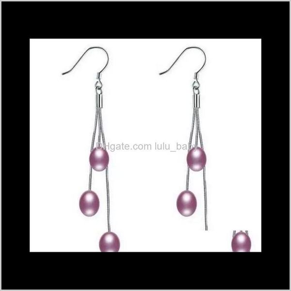 stud earrings jewelry drop delivery 2021 a pairs of 7-8mm water droplets shape purple nature pearl earring 925 sier khi7b, Golden;silver
stud earrings jewelry drop delivery 2021 a pairs of 7-8mm water droplets shape purple nature pearl earring 925 sier khi7b, Golden;silver