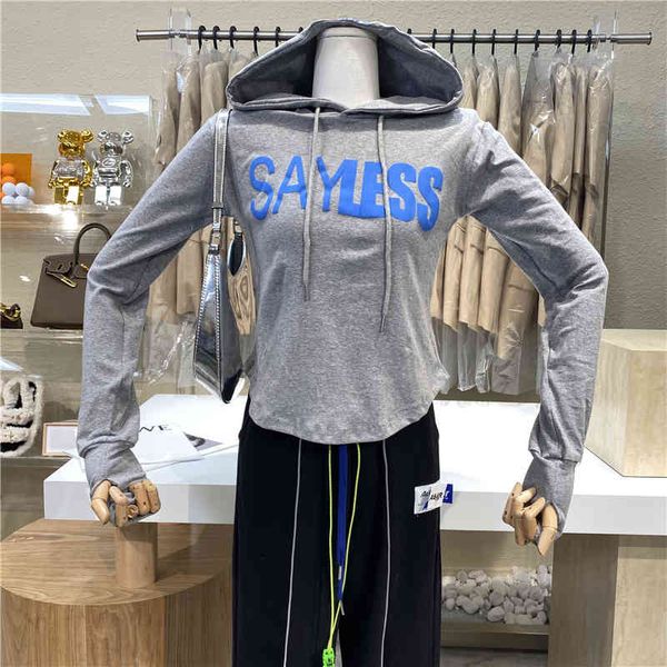 pant niche design reflective belt high waist halon belts + thin blue hoodie letters suit sets, White
pant niche design reflective belt high waist halon belts + thin blue hoodie letters suit sets, White