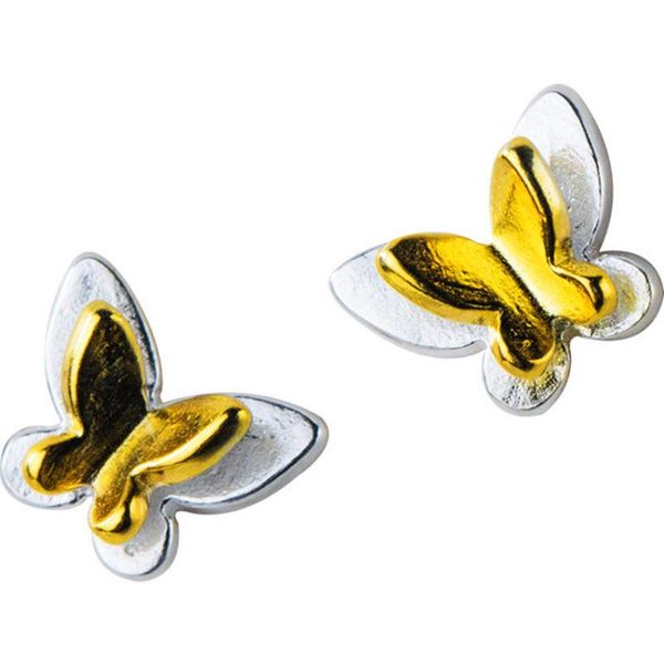 stud 24k gold filled butterfly earrings 925 sterling silver double arrival animal design, Golden;silver
stud 24k gold filled butterfly earrings 925 sterling silver double arrival animal design, Golden;silver