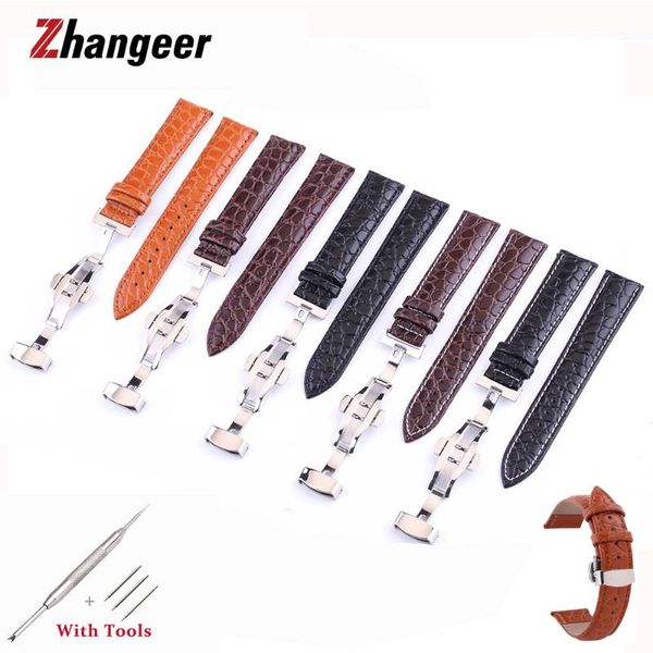 watch bands genuine leather straps circular texture calfskin bracelet watchband 12-24mm with butterfly buckle wristband belt, Black;brown
watch bands genuine leather straps circular texture calfskin bracelet watchband 12-24mm with butterfly buckle wristband belt, Black;brown