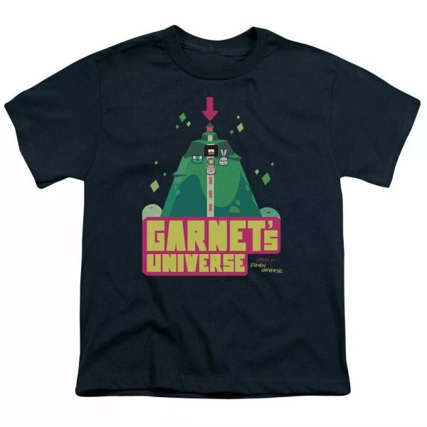 steven universe garnets universe kids youth t shirt licensed cartoon tee navy, White;black