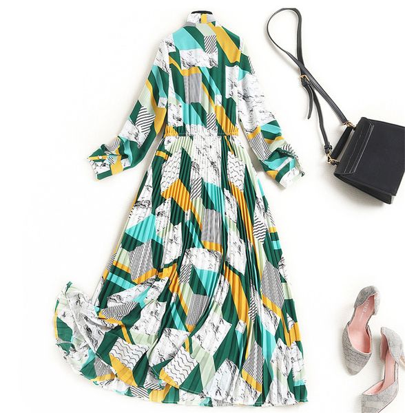 elegant block designers chiffon print geometry spring woman robe femme midi holiday dress, Black;gray
elegant block designers chiffon print geometry spring woman robe femme midi holiday dress, Black;gray