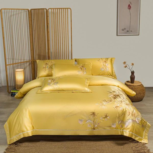 bedding sets premium material luxury royal style set 4 pieces patchwork embroidery duvet cover with bed sheet pillowcases
bedding sets premium material luxury royal style set 4 pieces patchwork embroidery duvet cover with bed sheet pillowcases