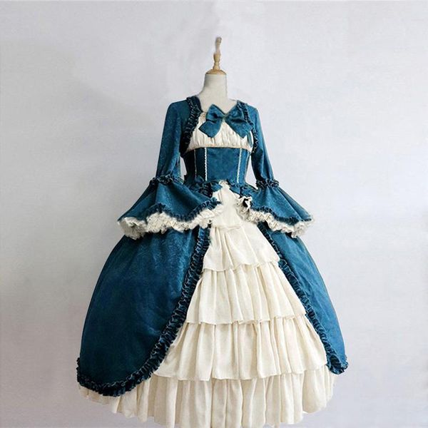 casual dresses medieval retro gothic court dress royal lady ball square neck tight waist bowknot women elegant costume vestido mujer, Black;gray
casual dresses medieval retro gothic court dress royal lady ball square neck tight waist bowknot women elegant costume vestido mujer, Black;gray