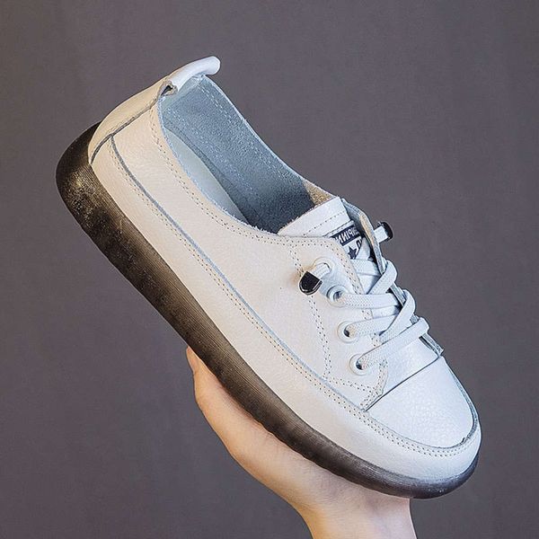 Casual shoes Casual little white shoes women's 2021 spring breathable soft leather sole one legged lazy flat pregnant single EM1W
Casual shoes Casual little white shoes women's 2021 spring breathable soft leather sole one legged lazy flat pregnant single EM1W