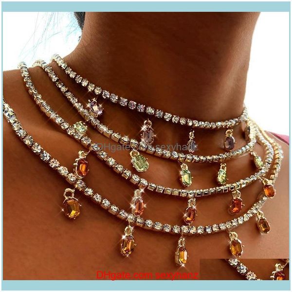 necklaces & jewelryshiny crystal rhinestone tennis chain chokers for women cute multi-color geometric pendants necklace collar fashion jewel, Golden;silver
necklaces & jewelryshiny crystal rhinestone tennis chain chokers for women cute multi-color geometric pendants necklace collar fashion jewel, Golden;silver