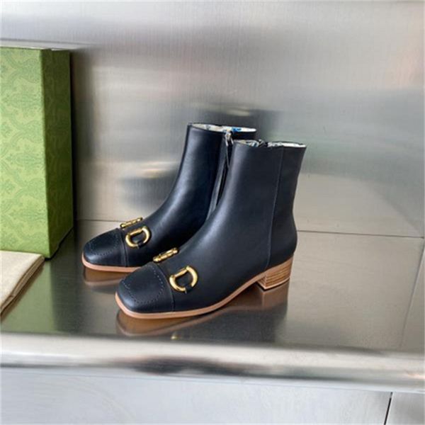 luxury designer boots women winter metal button chain shoes leather low heel high heels boot, Black
luxury designer boots women winter metal button chain shoes leather low heel high heels boot, Black