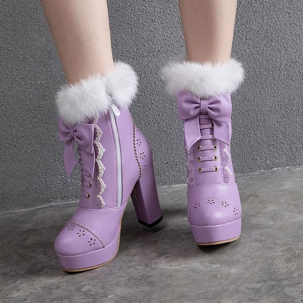 boots dropship platform ankle women zipper shoes woman lovely sweet bow lolita plus size 48, Black
boots dropship platform ankle women zipper shoes woman lovely sweet bow lolita plus size 48, Black