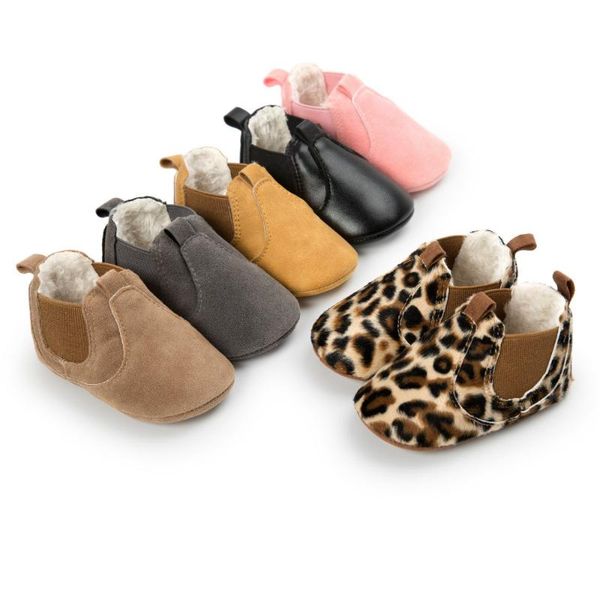 winter baby warm boots first walkers with fur rubber soled pu leather leopard shoes 0-18 m
winter baby warm boots first walkers with fur rubber soled pu leather leopard shoes 0-18 m