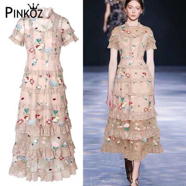 sweet flower embroidery midi ruched patchwork mesh lace soft girl elegant casual party birthday dresses fashion chic 210421, White
sweet flower embroidery midi ruched patchwork mesh lace soft girl elegant casual party birthday dresses fashion chic 210421, White