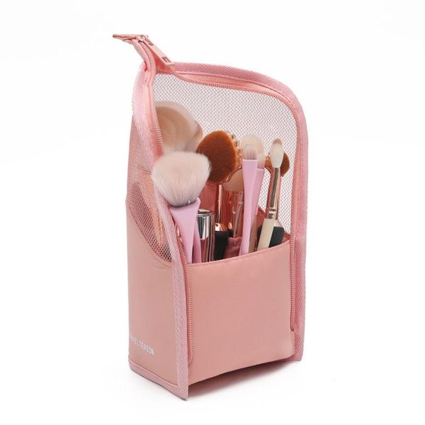cosmetic bag portable waterproof travel makeup brushes eyebrow pencil holder self-standing organizer storage bags
cosmetic bag portable waterproof travel makeup brushes eyebrow pencil holder self-standing organizer storage bags