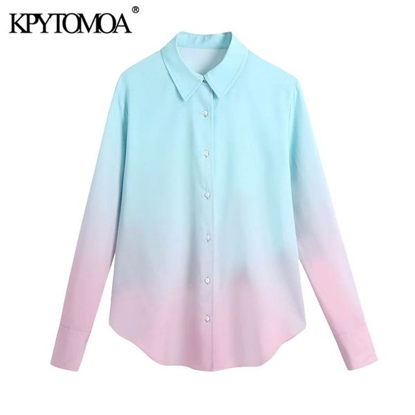 women fashion tie-dye print loose blouse vintage long sleeve button-up female shirts blusas chic 210420, White
women fashion tie-dye print loose blouse vintage long sleeve button-up female shirts blusas chic 210420, White