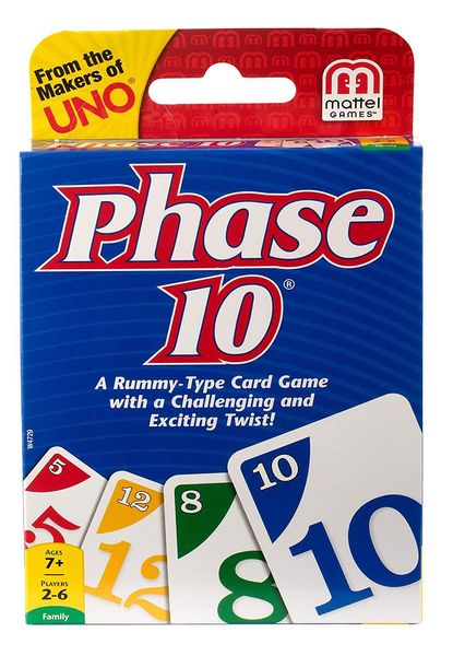 phase 10 card game fashion accessories with 108 cards in paper box, Silver
phase 10 card game fashion accessories with 108 cards in paper box, Silver