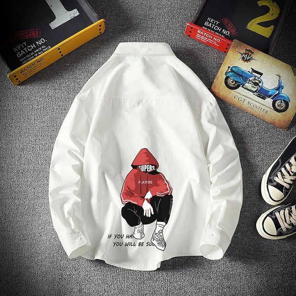printing shirts men's long sleeve casual shirt cotton sleeves 5xl for men fashion, White;black
printing shirts men's long sleeve casual shirt cotton sleeves 5xl for men fashion, White;black