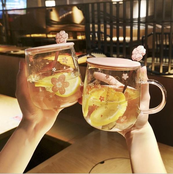 mugs simple household glass cup with lid spoon couple coffee transparent milk tumbler
mugs simple household glass cup with lid spoon couple coffee transparent milk tumbler