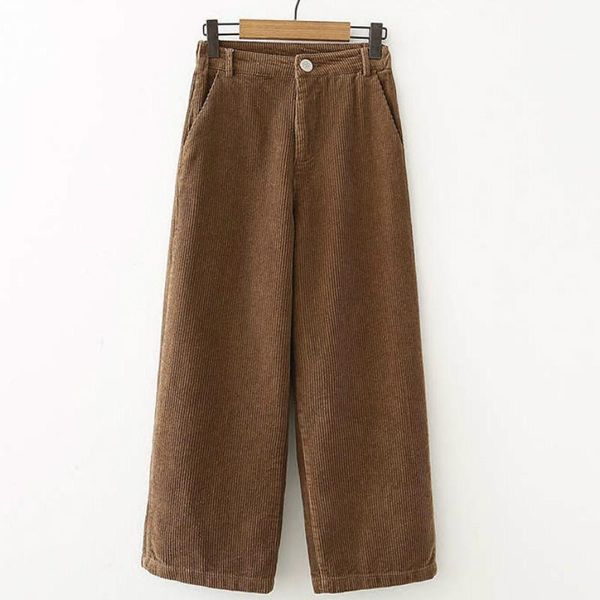 women's pants & capris autumn winter women pantalon femme casual corduroy straight wide leg slim high waist trousers hk233, Black;white
women's pants & capris autumn winter women pantalon femme casual corduroy straight wide leg slim high waist trousers hk233, Black;white