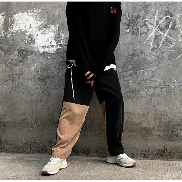 women's pants & capris lychee harajuku patchwork corduroy women cargo elastic waist wide leg female trousers casual loose autumn lady b, Black;white
women's pants & capris lychee harajuku patchwork corduroy women cargo elastic waist wide leg female trousers casual loose autumn lady b, Black;white
