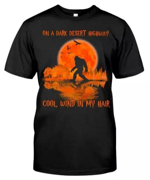 r1 bigfoot sasquad on dark desert cool wind is my hair alien quote black t-shirt, White;black
r1 bigfoot sasquad on dark desert cool wind is my hair alien quote black t-shirt, White;black
