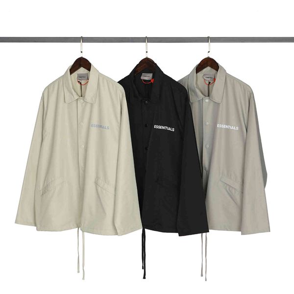 men's jackets for designer brand essentials letter windbreak coat thin jacket reflective streetwear loose oversize hip hop zipper coat, Black;brown
men's jackets for designer brand essentials letter windbreak coat thin jacket reflective streetwear loose oversize hip hop zipper coat, Black;brown