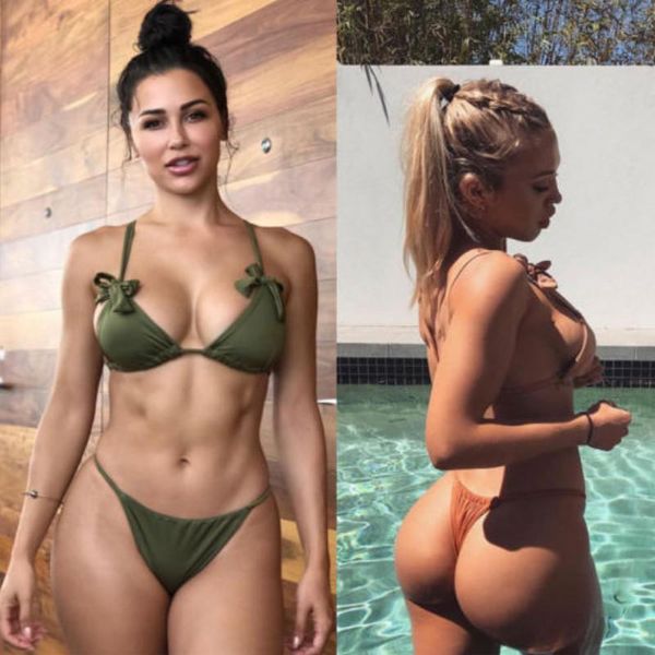 striangle women bikini solid color thong bandage push-up padded set swimwear swimsuit bathing suit lot two-piece suits
striangle women bikini solid color thong bandage push-up padded set swimwear swimsuit bathing suit lot two-piece suits