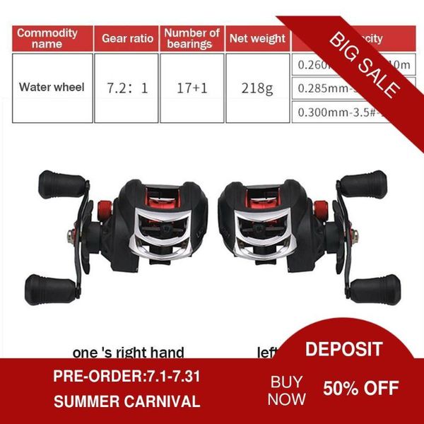 left right hand reel reinforced nylon body white bass 8kg 12 drag 1bb max fishing baitcasting 7.2:1 f7p4 reels
left right hand reel reinforced nylon body white bass 8kg 12 drag 1bb max fishing baitcasting 7.2:1 f7p4 reels