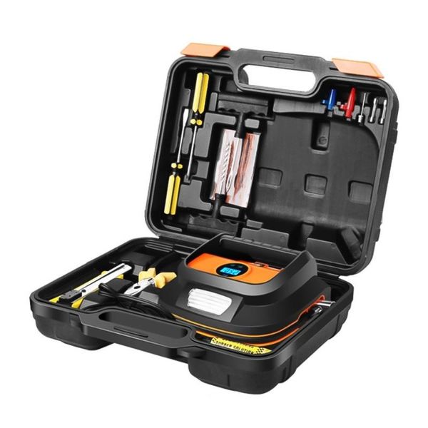 inflatable pump dc12v 120w 22-cylinder portable multifunctional car air with led lamp, style: digital display/mechanical watch + toolbox
inflatable pump dc12v 120w 22-cylinder portable multifunctional car air with led lamp, style: digital display/mechanical watch + toolbox