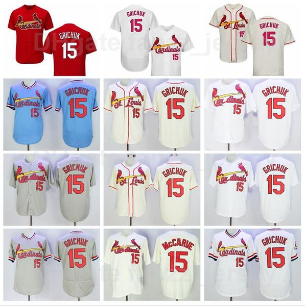 vintage 1967 1985 baseball 15 randal grichuk retro jersey pullover retire red white grey blue beige team color flexbase cool base cooperstow, Blue;black
vintage 1967 1985 baseball 15 randal grichuk retro jersey pullover retire red white grey blue beige team color flexbase cool base cooperstow, Blue;black