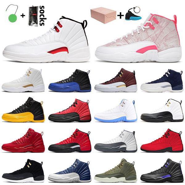 2021 with box basketball shoes jumpman 12 twist 12s arctic punch pink dark concord mens trainers reverse flu game women sneakers
2021 with box basketball shoes jumpman 12 twist 12s arctic punch pink dark concord mens trainers reverse flu game women sneakers