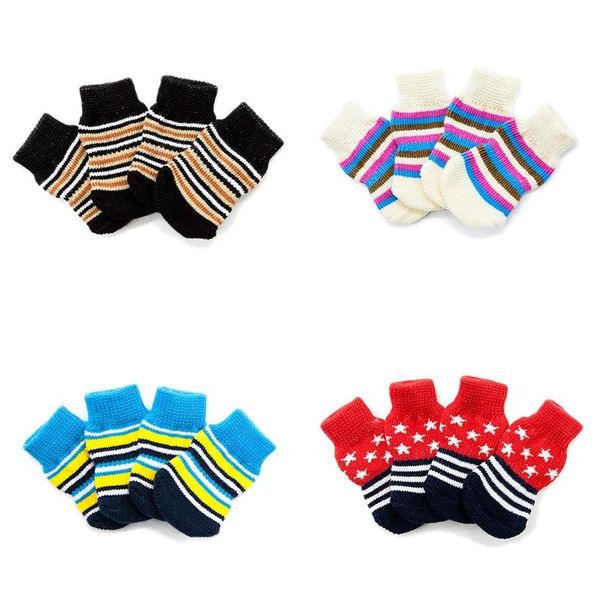 dog apparel christmas pet antiskid socks 6 colors stripe cat protective cover
dog apparel christmas pet antiskid socks 6 colors stripe cat protective cover
