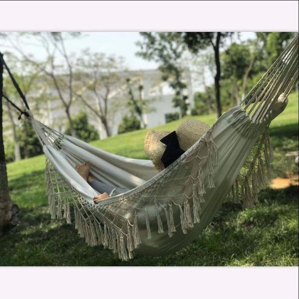 camp furniture tassel hammock canvas courtyard leisure double camping garden beach outdoor swing hanging chair pography props
camp furniture tassel hammock canvas courtyard leisure double camping garden beach outdoor swing hanging chair pography props