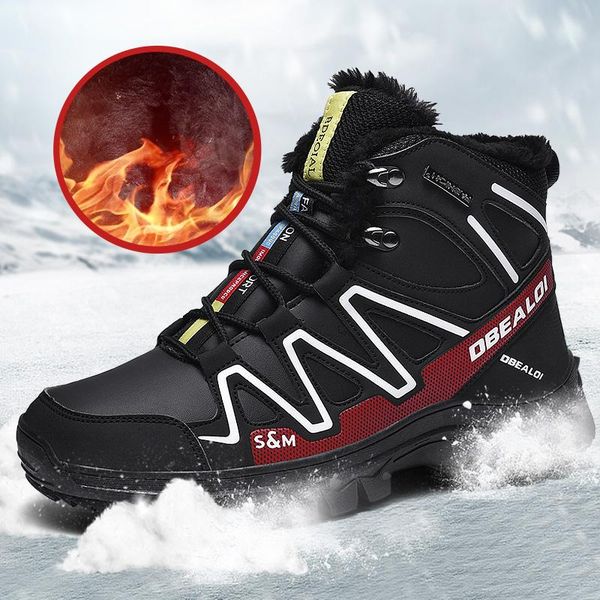 boots 2021 men winter snow plus velvet botas masculinas male waterproof warm high sneakers outdoor sport shoes, Black
boots 2021 men winter snow plus velvet botas masculinas male waterproof warm high sneakers outdoor sport shoes, Black