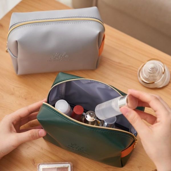 storage bags women cosmetic bag waterproof travel toiletries organize pu make up female pouch wash handbag case
storage bags women cosmetic bag waterproof travel toiletries organize pu make up female pouch wash handbag case