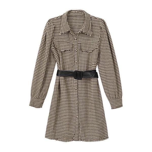 women's trench coats autumn and winter simple fashionable houndstooth loose long lace up casual all match shirt coat female jacketc222, Tan;black
women's trench coats autumn and winter simple fashionable houndstooth loose long lace up casual all match shirt coat female jacketc222, Tan;black