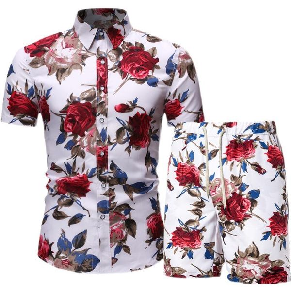 men's tracksuits hawaii sets 2021 summer male beach wear floral print two piece men casual shirt and shorts for holiday clothes, Gray
men's tracksuits hawaii sets 2021 summer male beach wear floral print two piece men casual shirt and shorts for holiday clothes, Gray