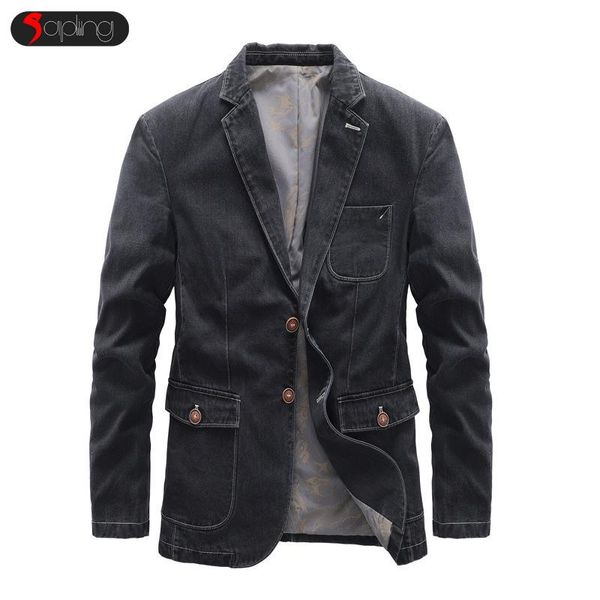 men's jackets cotton denim suit single breasted pockets grey casual street spring autumn male outwear slim mens cowboy blazer, Black;brown
men's jackets cotton denim suit single breasted pockets grey casual street spring autumn male outwear slim mens cowboy blazer, Black;brown