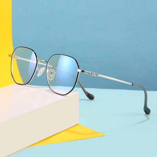 fashion sunglasses frames retro metal glasses frame polygon trend literary flat mirror simple men and women., Black
fashion sunglasses frames retro metal glasses frame polygon trend literary flat mirror simple men and women., Black