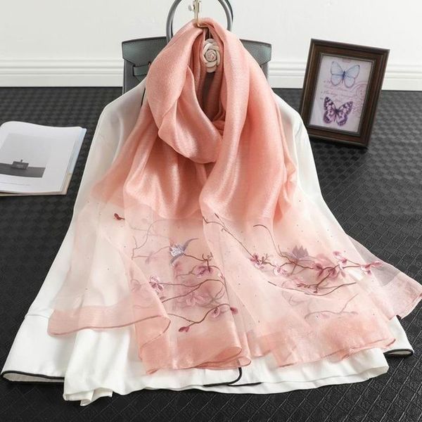 ladies spring autumn silk wool blended floral embroidered scarf women all-match large elegant shawl 8 colors scarves, Blue;gray
ladies spring autumn silk wool blended floral embroidered scarf women all-match large elegant shawl 8 colors scarves, Blue;gray