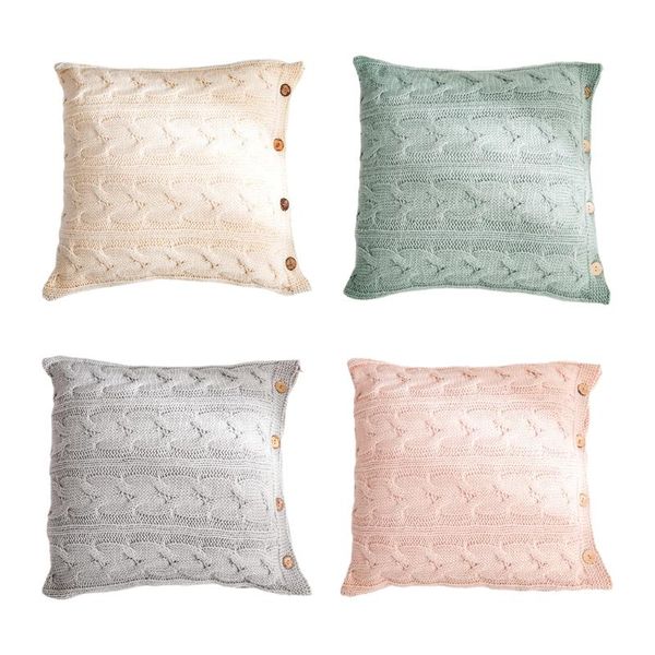 carpets farmhouse cable knitted pattern throw pillow case simple solid color buttons decorative square warm cushion cover
carpets farmhouse cable knitted pattern throw pillow case simple solid color buttons decorative square warm cushion cover