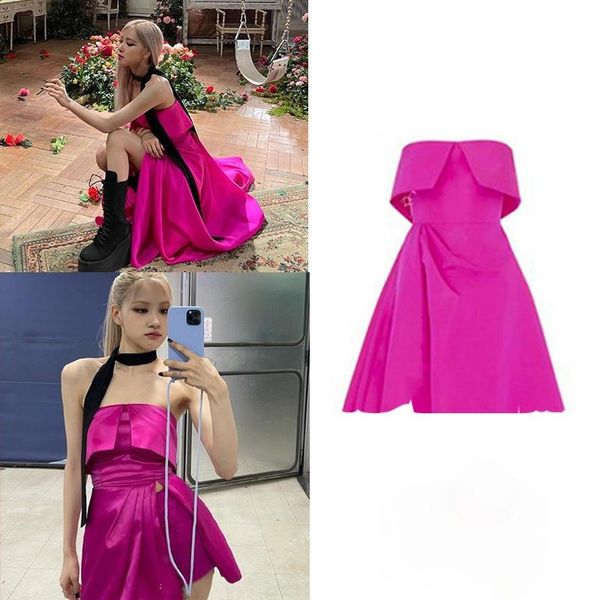 casual dresses kpop korean celebrity rose stage strapless tube dress women party fashion sleeveless high waist backless mini, Black;gray
casual dresses kpop korean celebrity rose stage strapless tube dress women party fashion sleeveless high waist backless mini, Black;gray
