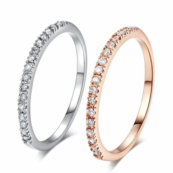 simple 925 sterling silver band rings single rhinestone women wedding engagement ring rose gold color, Golden;silver
simple 925 sterling silver band rings single rhinestone women wedding engagement ring rose gold color, Golden;silver