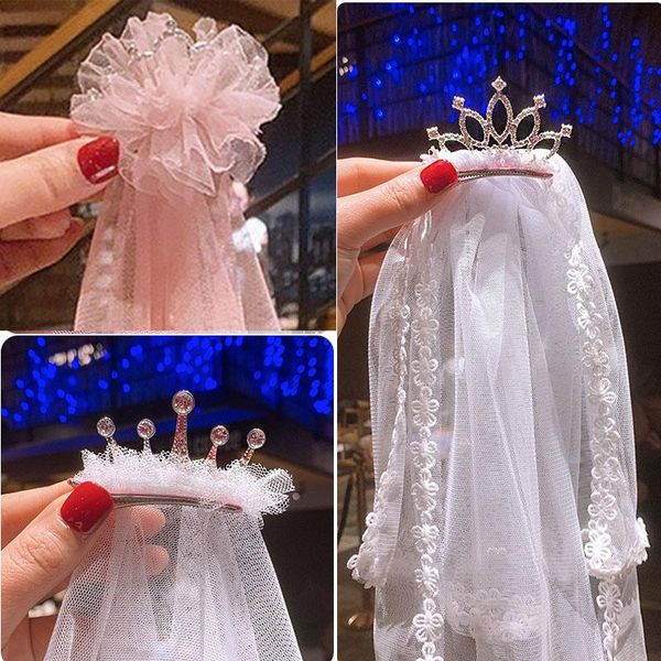 hair accessories white pink veil crown tiara clip sweet cute accessory for flower girls and bridesmaid po daily wearing party gift, Slivery;white
hair accessories white pink veil crown tiara clip sweet cute accessory for flower girls and bridesmaid po daily wearing party gift, Slivery;white