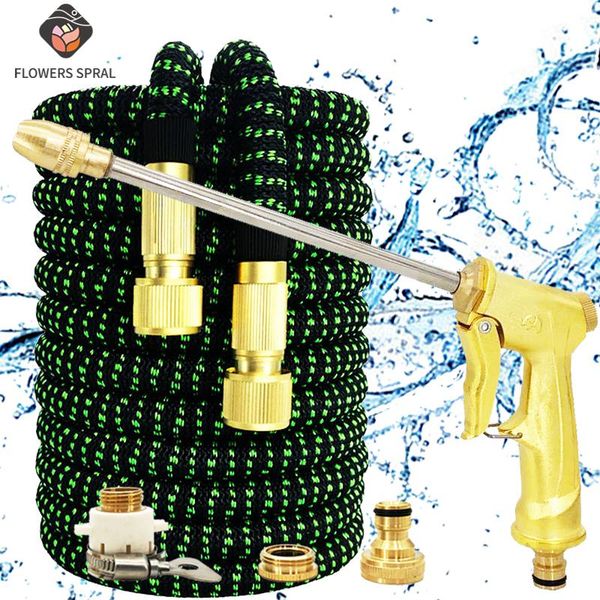 16ft-150ft expandable garden hose, car washing with adjustable nozzle flexible hose high pressure spray foam water gun watering equipments
16ft-150ft expandable garden hose, car washing with adjustable nozzle flexible hose high pressure spray foam water gun watering equipments