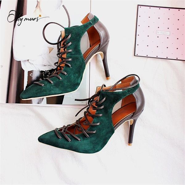 sandals ollymurs fashion spring summer kid suede women pointed toe lace up thin high heel ladies party shoes woman, Black
sandals ollymurs fashion spring summer kid suede women pointed toe lace up thin high heel ladies party shoes woman, Black