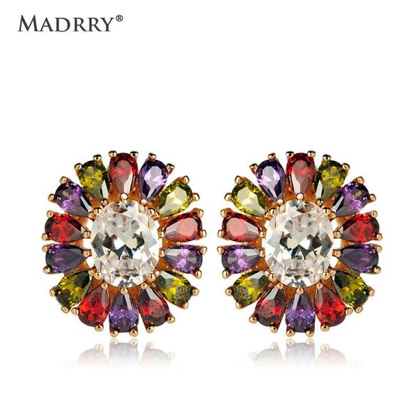 madrry oval shape zirconia stones stud earrings for women girls gathering jewelry six color copper wedding earring piercing, Golden;silver
madrry oval shape zirconia stones stud earrings for women girls gathering jewelry six color copper wedding earring piercing, Golden;silver