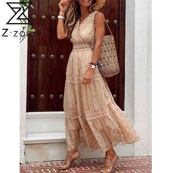 women dress sleeveless dot chiffon maxi summer bohemian es v neck high waist big swing long es 210513, Black;gray
women dress sleeveless dot chiffon maxi summer bohemian es v neck high waist big swing long es 210513, Black;gray