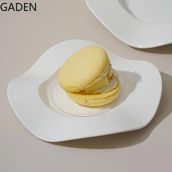 dishes & plates pure white ceramic wave porcelain plate simple line dinner 10-inch fruit living room deskdecoration
dishes & plates pure white ceramic wave porcelain plate simple line dinner 10-inch fruit living room deskdecoration