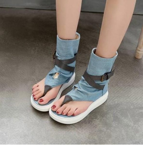 us4-11 women's sandals cowboy ankle belt buckle summer gladiator thong toe denim jeans slingbacks shoes plus size 3colors g12, Black
us4-11 women's sandals cowboy ankle belt buckle summer gladiator thong toe denim jeans slingbacks shoes plus size 3colors g12, Black