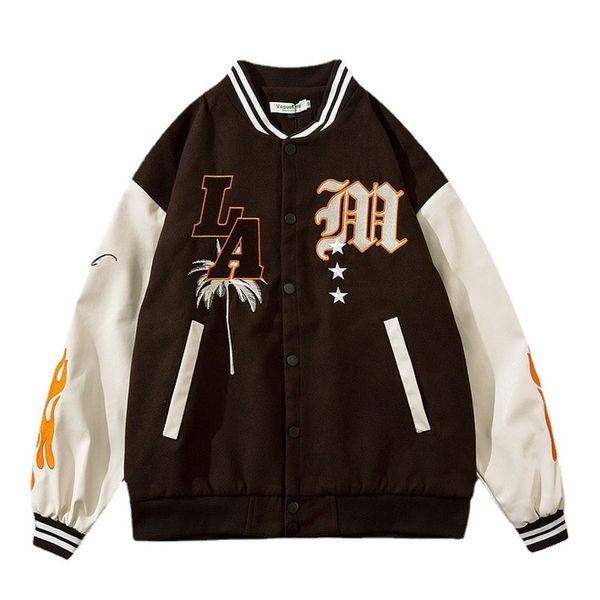 men's jackets jaqueta grande masculina variedas, roupa beisebol bordada com letras escritas, casaco casual streetwear t4h2, Black;brown
men's jackets jaqueta grande masculina variedas, roupa beisebol bordada com letras escritas, casaco casual streetwear t4h2, Black;brown